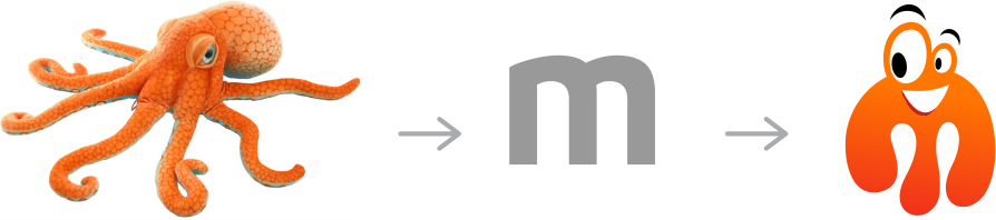 G.E.M.S Preschool “m” logo construction design