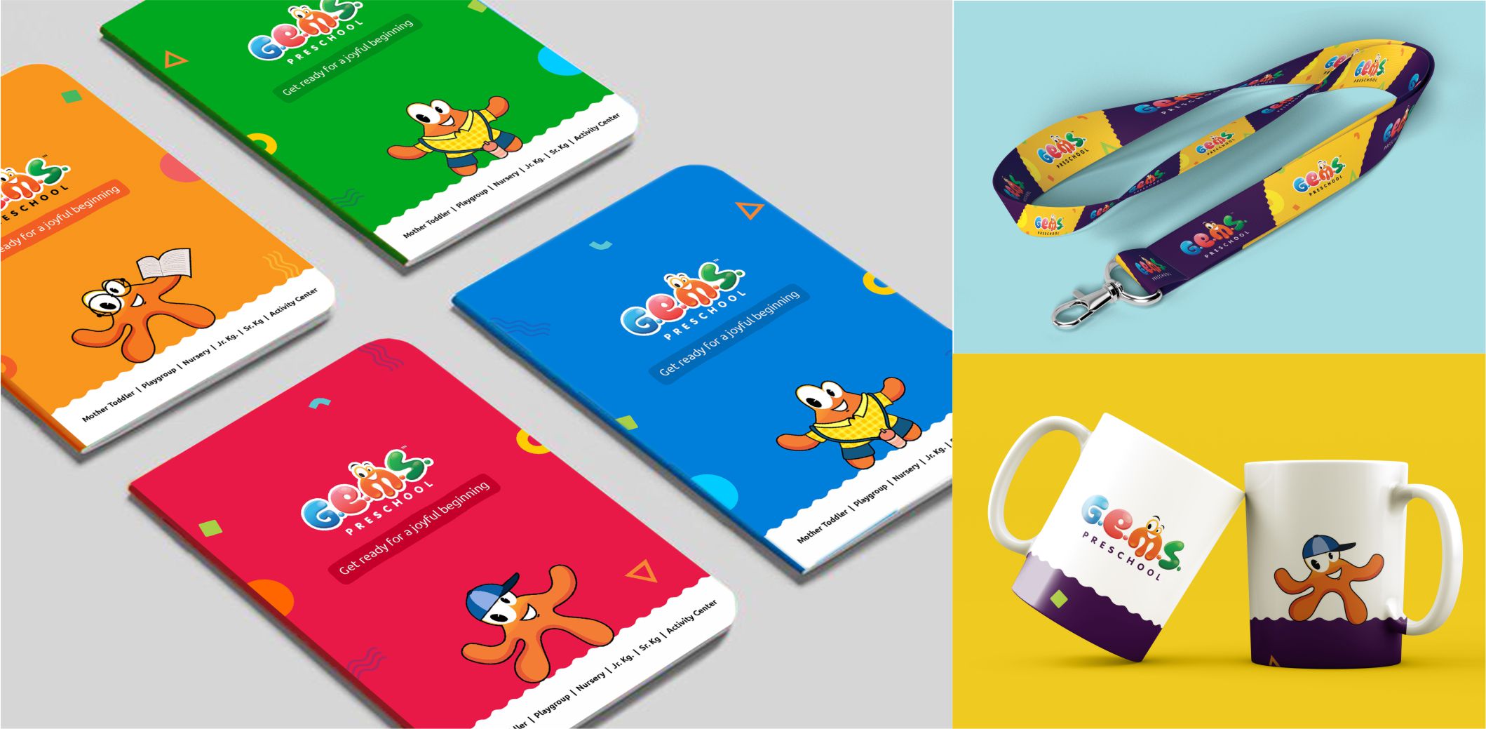 G.E.M.S Preschool marketing collateral's