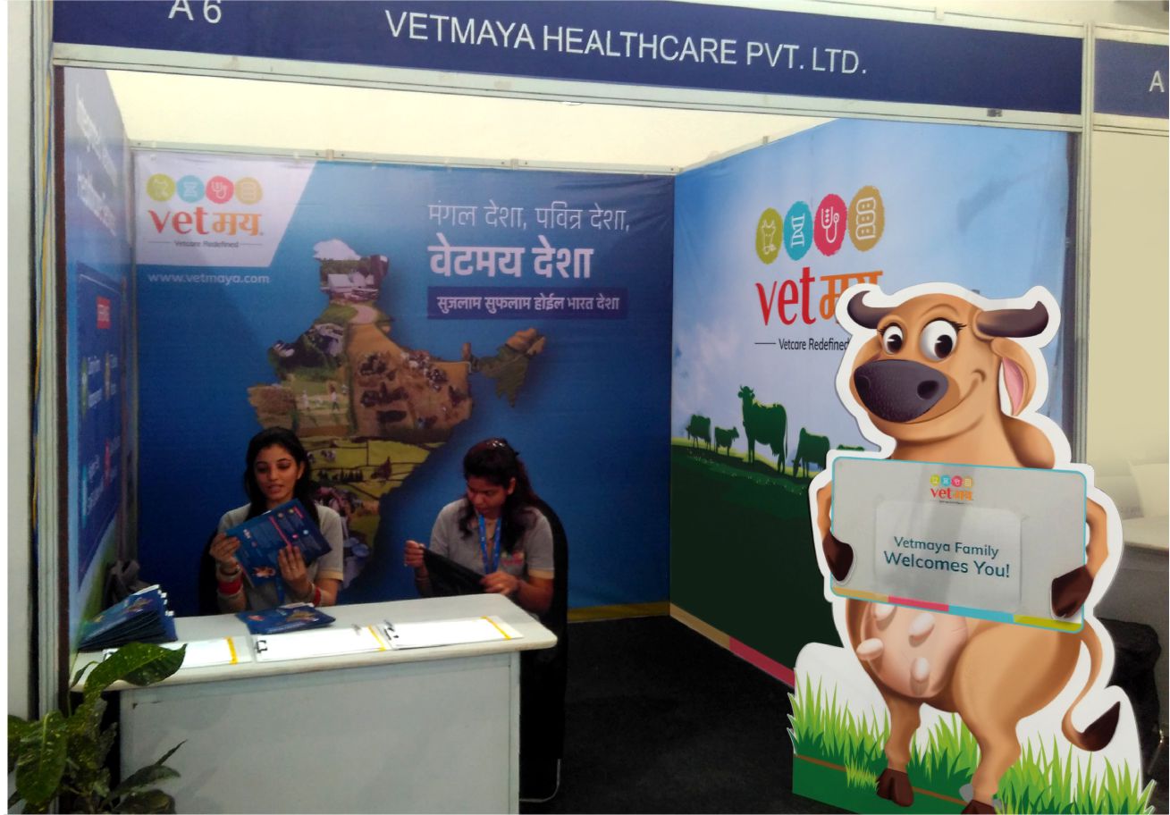 Vetmaya stall design actual image from exhibition