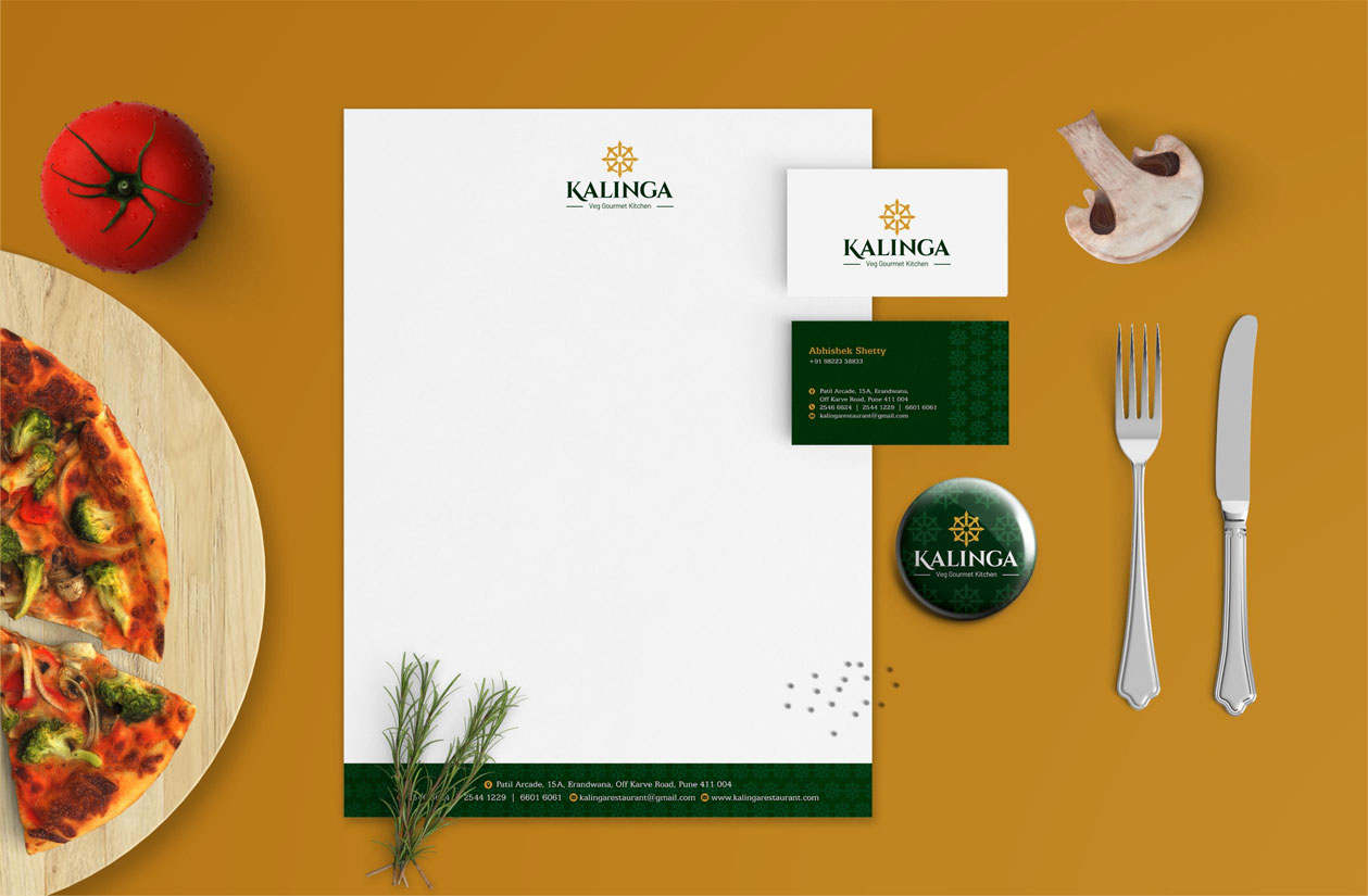 Kalinga Menu card design