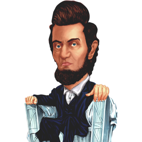 Abraham Lincoln cartoon image