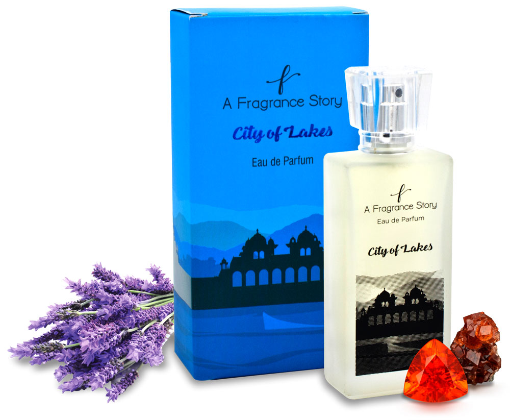 A Fragrance Story City of lakes bottle