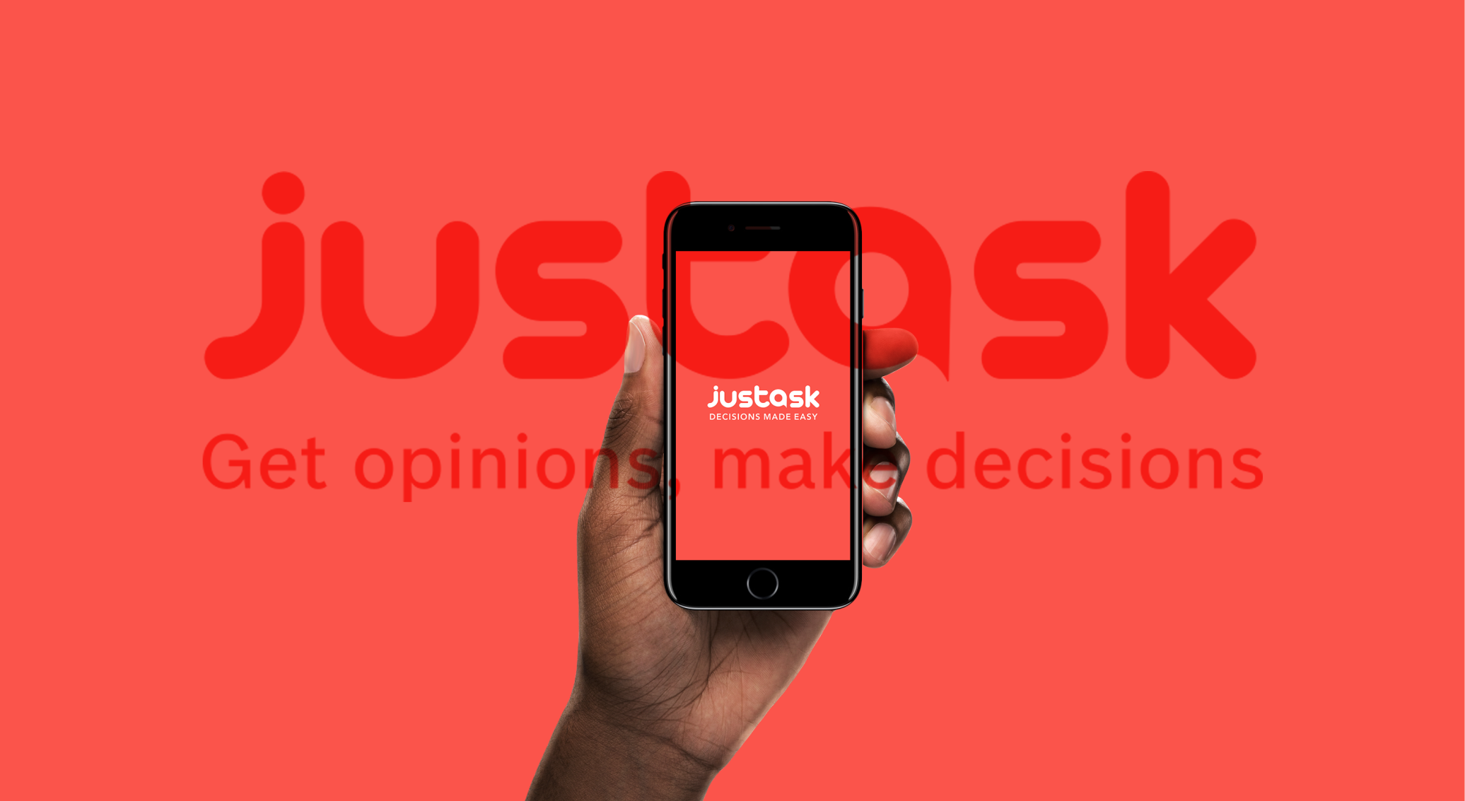 Justask mobile app design