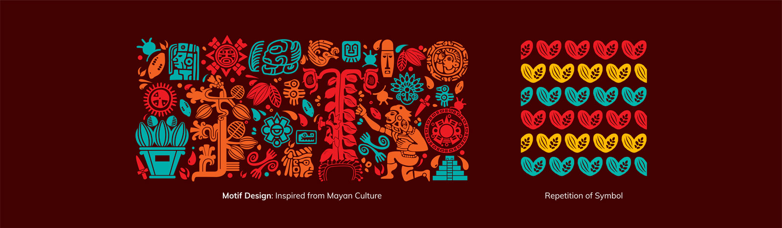 Motif Design of Mayan culture