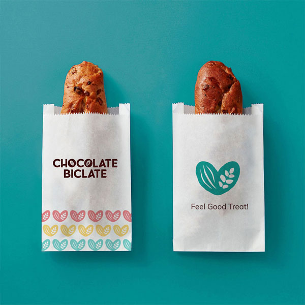 Chocolate Bicalate Paper bags