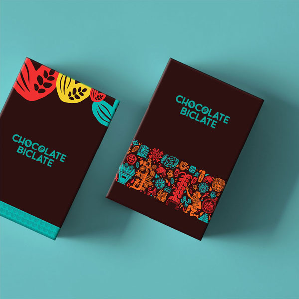 Chocolate Bicalate box design
