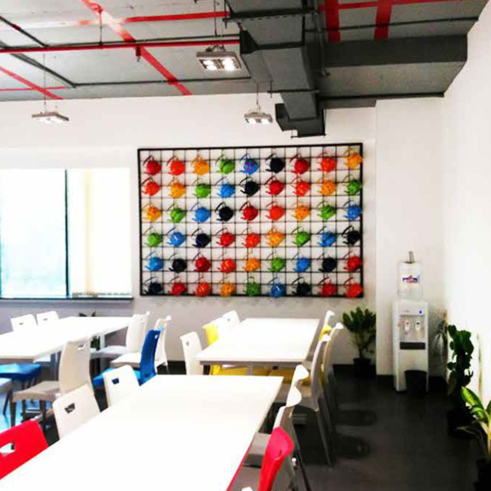 Agrotech internal branding Canteen area