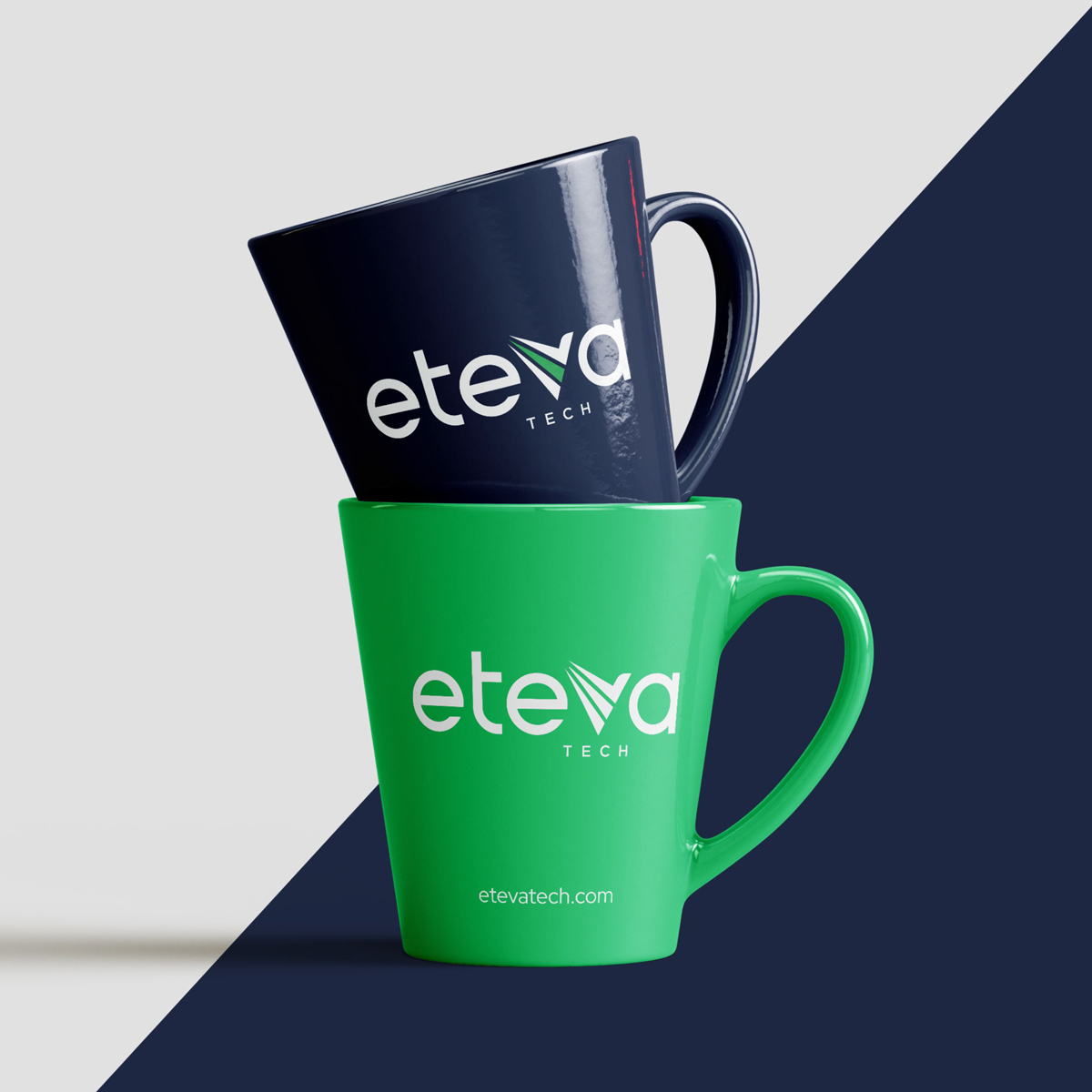 Eteva tech mugs design